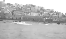 فيديو نادر من عبق التاريخ لميناء يافا يعود تاريخه لعام 1917